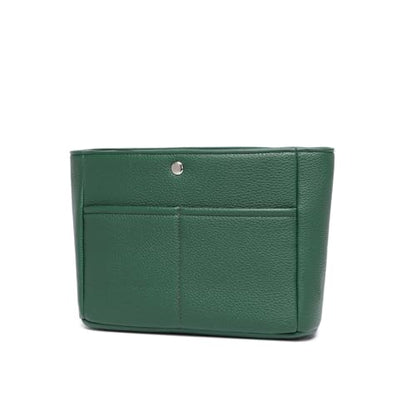YONEBN waterproof Storage Bag Lightweight Large Capacity nylon Bag Inner Bag Handbag Organizer - color: Pu/Forest Green