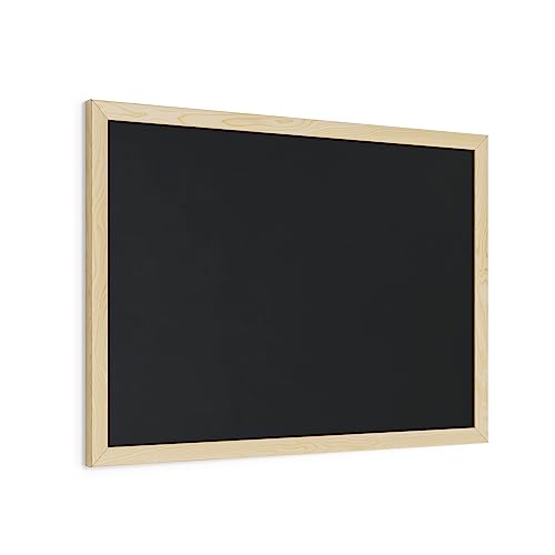 U Brands Chalkboard, 18" x 24" Inches, Light Birch Wood Frame (310U00-01) - style: Chalkboard