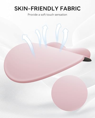 Mouse Pad with Wrist Rest, Ergonomic Mouse Pads for Desk, Office Non-Slip Mousepad with Gel Wrist Support(Light Pink, 10.6''L x 9''W) - color: Light Pink