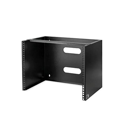 StarTech 8U 19in Wall-Mount Patch Panel Bracket, 13.75in, 80lb (WALLMOUNT8) - size: 8U