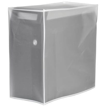 CPU Dust Cover See-Through Lightweight Waterproof Computer Desktop Office Work PC Small-Tower Full Body Protective Case - Small Size - size: 8Wx15.5Dx15.5H in