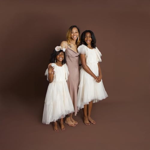 Kate Seamless Paper Backdrop Brown Seamless Backdrop Paper Rolls (106.8''x32.8' Coco Brown) - color: Coco Brown, size: 106.8''x32.8'