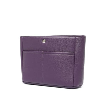 YONEBN waterproof Storage Bag Lightweight Large Capacity nylon Bag Inner Bag Handbag Organizer - color: Pu/Anemone Purple