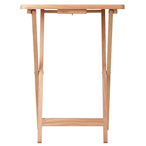 Winsome Alex Set of 2 Foldable Snack Tables, Easy to Store Small Portable Fold Up Table Set for Kitchen, Living Room TV Dining, Crafts, Puzzles, Work From Home - size: 2 - Tables