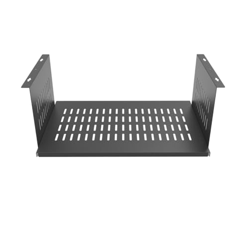 Under Desk Computer Mount for Small Form Factor Computer 6.5"H | Compatible with PlayStation 4, PS4 Slim, PS4 Pro for Under Desk Gaming, W 17.3" x H 6.5" x D 12" (6.5inch High) - size: 6.5inch High