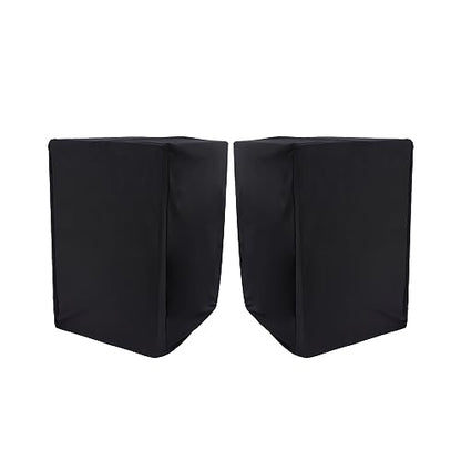 Musiin Studio Monitor Dust Cover Protective Compatible With YAMAHA HS5 Admin Audio T5V KRK Rokit 5 G4 Black 5-Inch Professional Powered Speaker cover(2 packs)