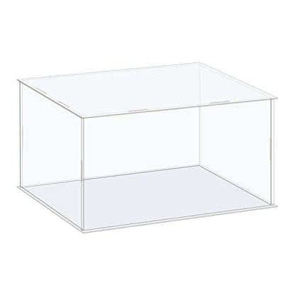 MECCANIXITY Acrylic Display Case Box Clear Dustproof Protection Showcase 12.2x8.3x6.3 Inch for Collectibles Display - size: 12.2x8.3x6.3 Inch