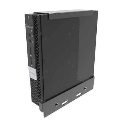 Mini PC Mount for Dell Micro, Wall, VESA, Under Desk Mount Compatible with Dell OptiPlex Micro Form Factor Case, Fits Dell MFF 7090 5070 3040, 3050, 3070, 3080, 5050, 5060 and More