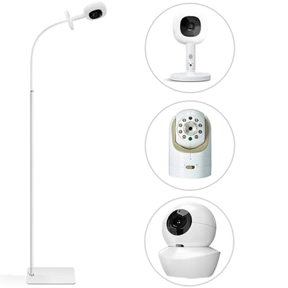 67" Adjustable Height Baby Monitor Floor Stand Compatible with Nanit Pro & Flex Stand,Babysense HDS2/V43,HelloBaby HB65/HB6550/Pro/HB6560/HB66,Infant Optics DXR-8 Pro,Also Cameras with 1/4 Connection