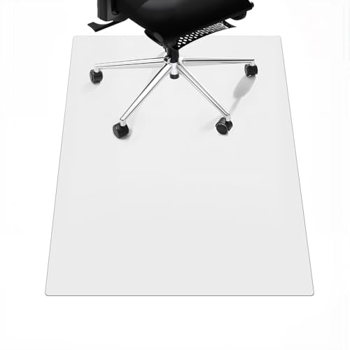 Office Chair Mat for Hard Floor, 36'' x 48'' Computer Desk Chair Mat for Floors, Easy Rolling for Office on Carpets Anti-Slip Carpet Protector for Rolling Work and Gaming Chairs - size: Square 2.2mm 36*48 in