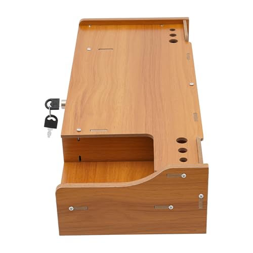 Computer Monitor Stand, Computer Rack with Drawers, Two top Platforms Desk Organizer Monitor Stand with Extra Large Storage Desktop Computer Stand for PC, Laptop, Printer, Screen, TV (03) - size: 03