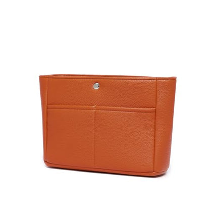 YONEBN waterproof Storage Bag Lightweight Large Capacity nylon Bag Inner Bag Handbag Organizer - color: Pu/Vitality Orange