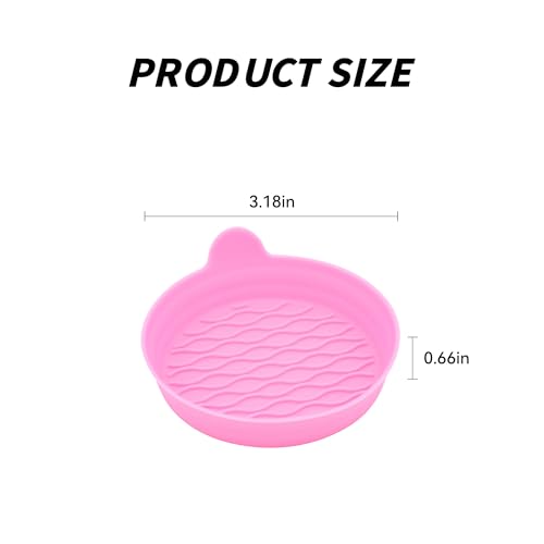 4PCS Car Cup Holder Coasters, Universal Silicone Non-Slip Insert Cup Coasters, Soft Wave Pattern Cup Holders, Car Interior Accessories for SUV, Truck, RV (Pink) - color: Pink