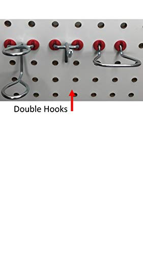 Pegboard Peg Locks 50PCS (1/8 inch, Red) - color: Red, size: 1/8 Inch