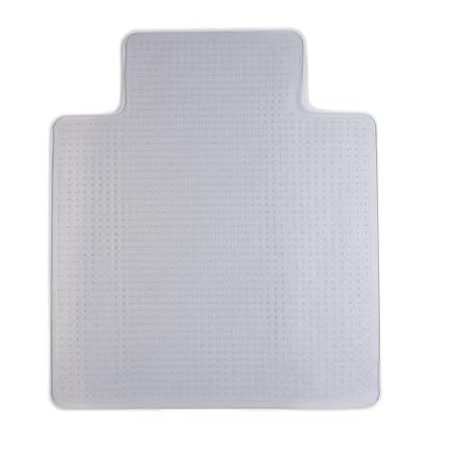 Staples Carpet Chair Mat with Lip, 45" x 53'', High-Pile, Clear (20362-CC) - size: 45" x 53", style: High-Pile