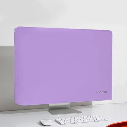 MOSISO Monitor Dust Cover 22, 23, 24, 25 inch Anti-Static Dustproof LCD/LED/HD Panel Case Computer Screen Protective Sleeve Compatible with iMac 24 inch, 22-25 inch PC, Desktop and TV, Purple - color: Purple, size: 22-25 inch