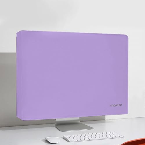 MOSISO Monitor Dust Cover 26, 27, 28, 29 inch Anti-Static Dustproof LCD/LED/HD Panel Case Computer Screen Protective Sleeve Compatible with iMac 27 inch, 26-29 inch PC, Desktop and TV, Purple - color: Purple, size: 26-29 inch