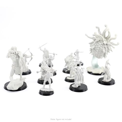 SIXPOINTS 100 Pieces Acrylic Miniature Bases,25/28.5/32/40 mm Model Bases 4mm/0.16inch Thick Circular Figure Display Stands Compatible with Gaming Miniatures or Wargames Role Playing Board Game Figure Toy (100PCS-25&28.5&32&40mm-black) - color: 100PCS-25&