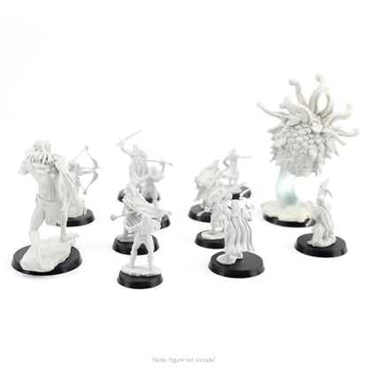 SIXPOINTS 100 Pieces Acrylic Miniature Bases,25/28.5/32/40 mm Model Bases 4mm/0.16inch Thick Circular Figure Display Stands Compatible with Gaming Miniatures or Wargames Role Playing Board Game Figure Toy (100PCS-25&28.5&32&40mm-black) - color: 100PCS-25&