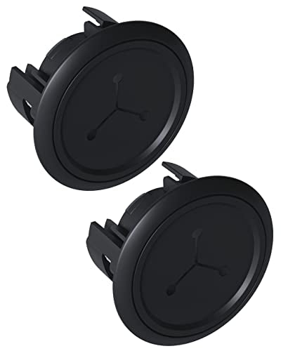 ECHOGEAR TV Cord Hider - 2.5" Mini in Wall Cable Management Kit Cord Concealer for Wall Mounted TVs - Easy 3-Step Install w/Locking Winged Grommets for Secure Fit - Black - color: Black