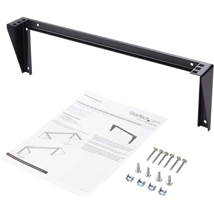 StarTech 1U Vertical Wall-Mount Patch Panel Rack, 125lb, TAA (RK119WALLV) - size: 1U