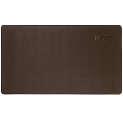 Cozy Living Anti-Fatigue Kitchen Mat, Farmhouse Buffalo Check 17.5"x55" - color: Grey/Green, size: 55"L x 17.5"W x 0.5"Th