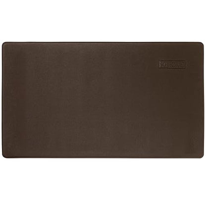 Cozy Living Anti-Fatigue Kitchen Mat, Farmhouse Buffalo Check 17.5"x55" - color: Grey/Green, size: 55"L x 17.5"W x 0.5"Th
