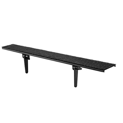 Bracwiser No Drill TV Top Shelf 24 inch Wide for Thin Monitor TV Top Mounting Bracket Platform Holds Speaker, AV Receiver, Media Box, Game Console and More (CS106LMINI) - size: 24 inch MINI