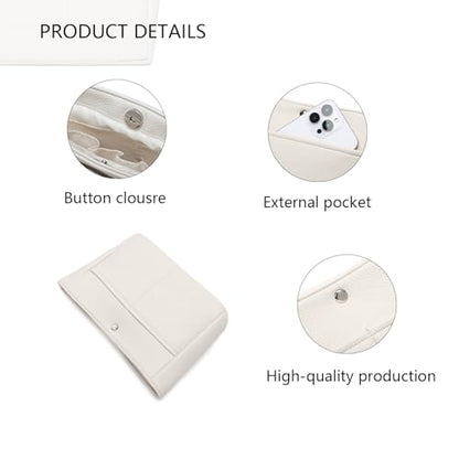 YONEBN waterproof Storage Bag Lightweight Large Capacity nylon Bag Inner Bag Handbag Organizer - color: Pu/French Oak