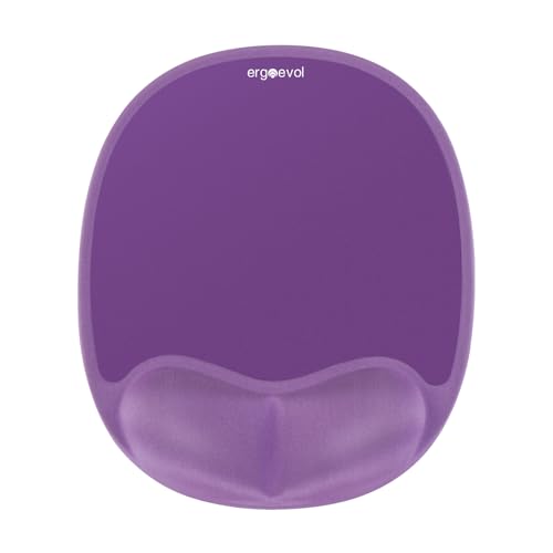 Ergonomic Mouse Pad for Vertical Mouse, Memory Foam(Lavender Purple) - color: Lavender Purple