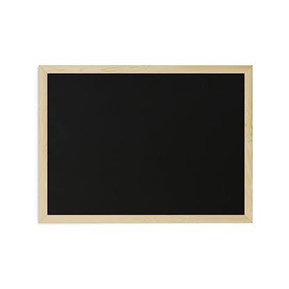 U Brands Chalkboard, 18" x 24" Inches, Light Birch Wood Frame (310U00-01) - style: Chalkboard
