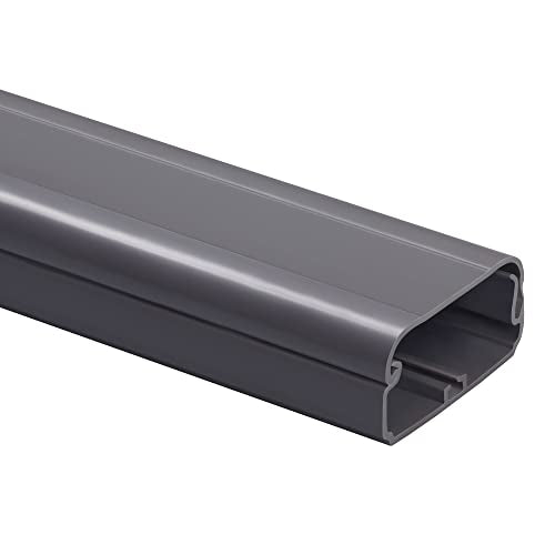 TV Cord Hider - 39in(3xL13in) Cord Covers for Wall Mounted TV Cable Hider Wall Kit | Wire Hiders for TV on Wall, Wire Covers for Cords, Cord Concealer Hide Cords, 1.5" W*0.75" H, Grey - color: Grey, size: Large-39in