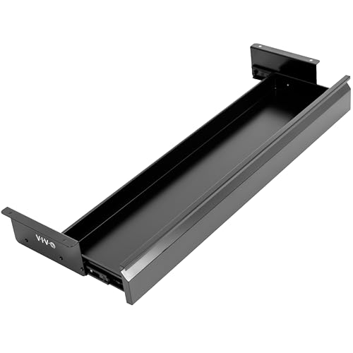 VIVO 33 inch Under Desk Slide Out Drawer without Shell, Home Office Storage Organizer, Black, DESK-AC03A-33B - color: Black, size: 33 Inch
