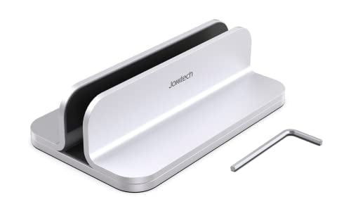 JOKItech Aluminum Laptop Stand, Sturdy and Adjustable, Compatible with Apple MacBook Pro/Air, Mac Mini, iPad Pro, Silver - color: Silver