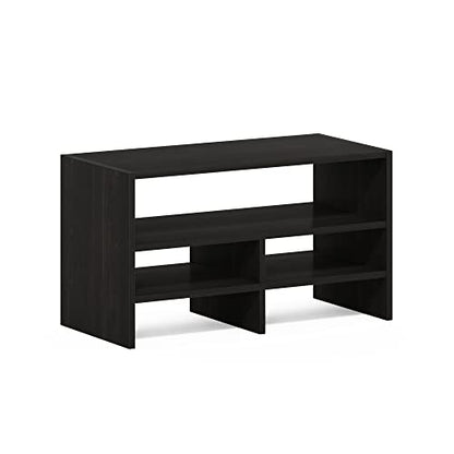 Furinno Hermite Desk Top Organizing Shelf Bookcase, Espresso - color: Espresso, size: 16.4-Inch