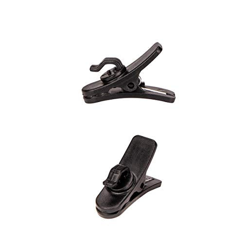 6 Pieces Lavalier Microphone Metal Tie Clips, 6 Pieces Lapel Mic Windscreen Foam Covers and 6 Pieces Lav Mic Plastic Wire Clips - size: 6 Pack