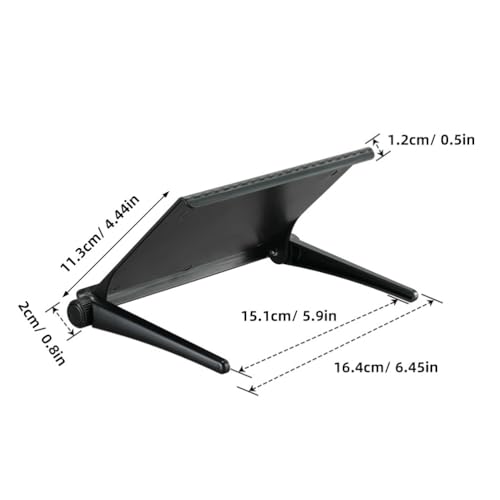 PRETYZOOM 3 Pack Tv Top Rack Shelf 6.45X4.44X0.78In Monitor Top Storage Shelf Steel Frame No Drilling Organizer for Routers Soundbars and Media Devices