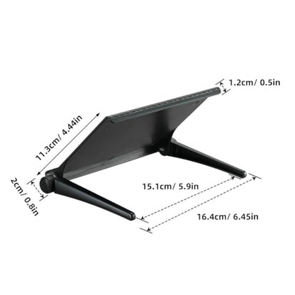 PRETYZOOM 3 Pack Tv Top Rack Shelf 6.45X4.44X0.78In Monitor Top Storage Shelf Steel Frame No Drilling Organizer for Routers Soundbars and Media Devices
