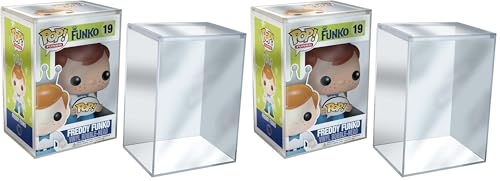 Funko Pop Premium - Premium Protector Display Cases - for Funko Pop Collectable Vinyl Figures - Durable,Crystal Clear,and Stackable Storage,(Pack of 2) - size: One Size (Pack of 2)