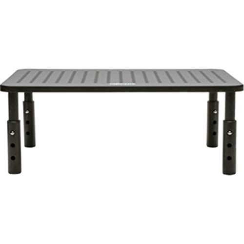 Tripp Lite Computer Monitor Stand, Adjustable Height, 14 x 9 in., Metal, Black (MR1411M) - style: 14 x 9 in.