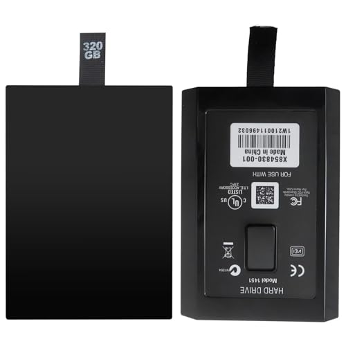 USonline911 2026 Upgraded 320GB 320G Internal HDD Hard Drive Disk Disc for Xbox360 Xbox 360 S for Slim Games