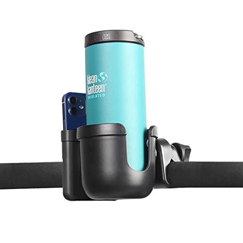 Cup Holder for Boat with Phone Holder, Boat Rail Cup Holder,Drinks Holders | Clamp-On Marine Cup Holders 360° Adjustable for Pontoon Boat, Bimini Top, Boat Rail, Grab Bar, PWC, Boat Gifts for Men