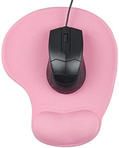 Office Mousepad with Gel Wrist Support - Ergonomic Gaming Desktop Mouse Pad Wrist Rest - Design Gamepad Mat Rubber Base for Laptop Computer -Silicone Non-Slip Special-Textured Surface (09Dark Grey) - color: 09Dark Grey