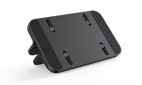 JOKItech Aluminum Laptop Vertical Stand Organizer, Sturdy Laptop Computer Holder Desktop Stand Compatible with new Retina Apple MacBook Pro/Air/Neo, Mac mini & iPad Pro - Black - color: Black
