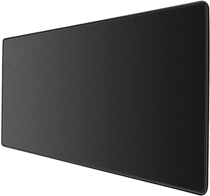 Large Gaming Mouse Pad & Desk Mat (31.5"x11.8") - Non-Slip Rubber Base, Stitched Edge - Black Mousepad for PC, Computer Gaming & Office Work - color: 31.5x11.8black