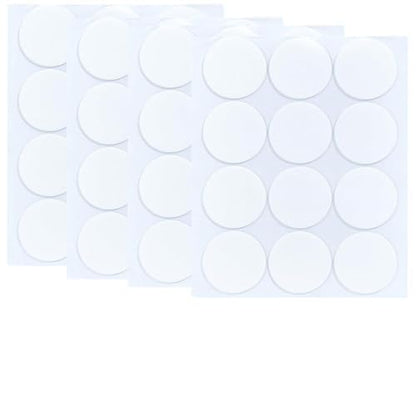 CREATCABIN 72Pcs Table Cloth Clips Round Sticky Dots Clear Windproof Tablecloth Holder Clip 4cm Acrylic Removable Double Sided Mounting Tape Adhesive Sticker for Outdoor Picnic Wedding Party Poster