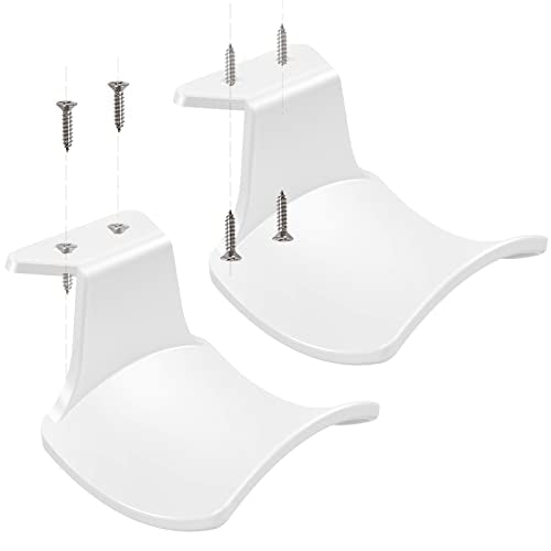 2-Pack Headphone Stand Hanger Wall Hooks, Save Space Headset Stand Holder for Universal Gaming Headset Airpods Max Sony Bose Beats, Strong Adhesive with Screws, White - color: White Z(2 Pack)