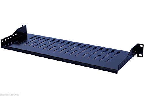 Server Shelf Cantilever Tray Vented Shelves Rack Mount 19 Inch 1U 6Inch (150mm) Deep - color: Black-6Inch, size: 6Inch(150mm) Deep