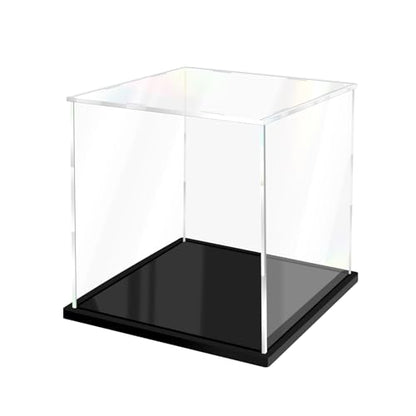 Acrylic Display Case for Collectibles Assemble Clear Acrylic Boxes for Display Thickened Glass Case for Lego Figures Doll Hobby (11x11x11 inch; 28x28x28 cm) - size: 11 x 11 x 11 inches