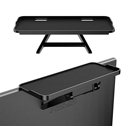TETVIK TV Screen Top Shelf Monitor Shelf Adjustable Computer Screen for Office Desk,Cellphone Stand,Media Box, Game Console,Router 11.8x4.7 inch TV Tray Stand Mount Storage Organizer Bracket 1 Piece